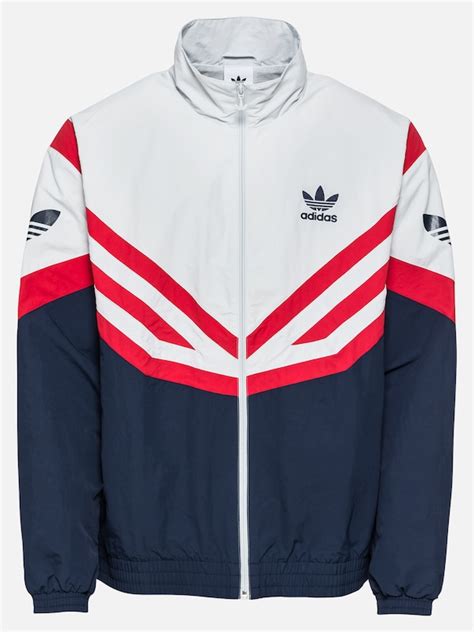 adidas jacke blau weiss rot|Blaue Jacken .